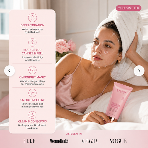AuraSkin™ Collagen Glow Peel Mask