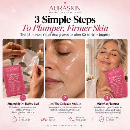 AuraSkin Deep Collagen Overnight Hydrogel Mask™