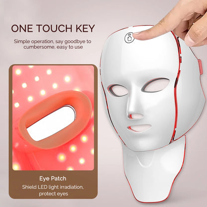 AuraSkin LumiMask™ | 7-Colour LED Light Therapy Face Mask
